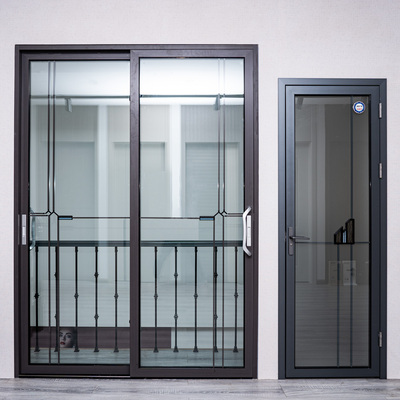 厨房钛铝合金推拉门门